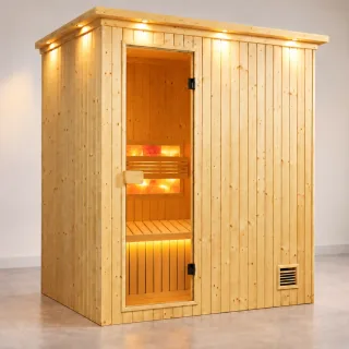 Phòng xông hơi gỗ Phần Lan DM14 1600x1200x2100mm