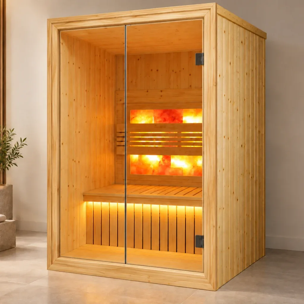 Phòng xông hơi đá muối DM15 900x1100x2100mm